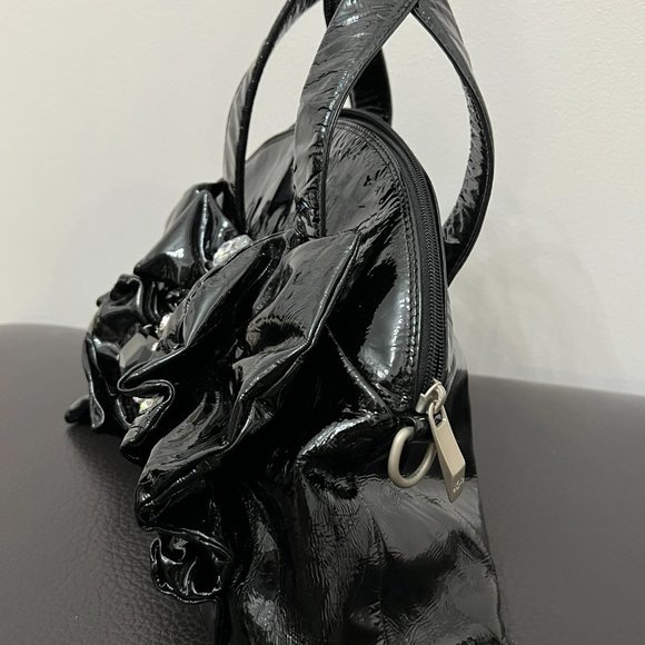 Renato Angi Venezia leather bow handbag. Made in Italy. - Picture 5 of 10